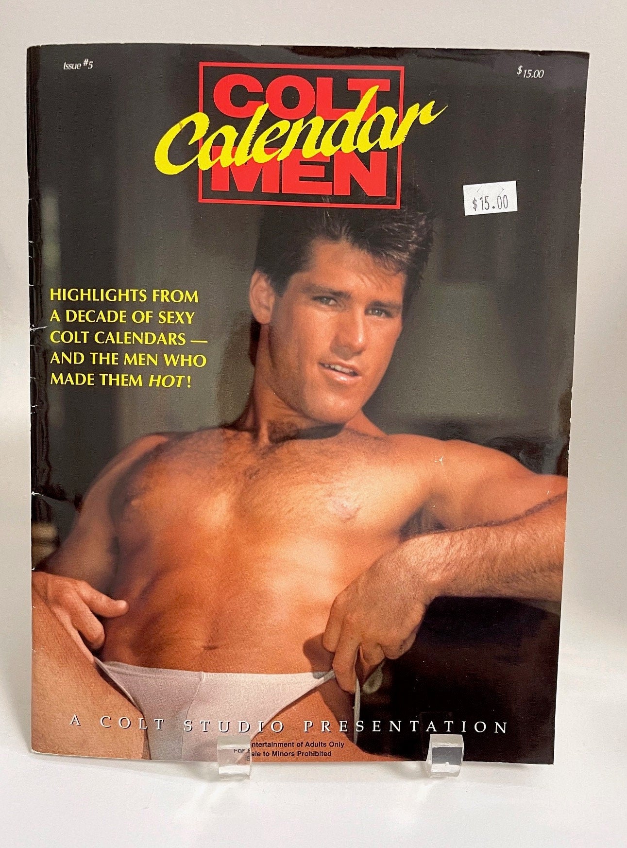 Colt Calendar Men issue 5 featuring Steve Kelso. From 1996 in good shape with issues. Mature Content